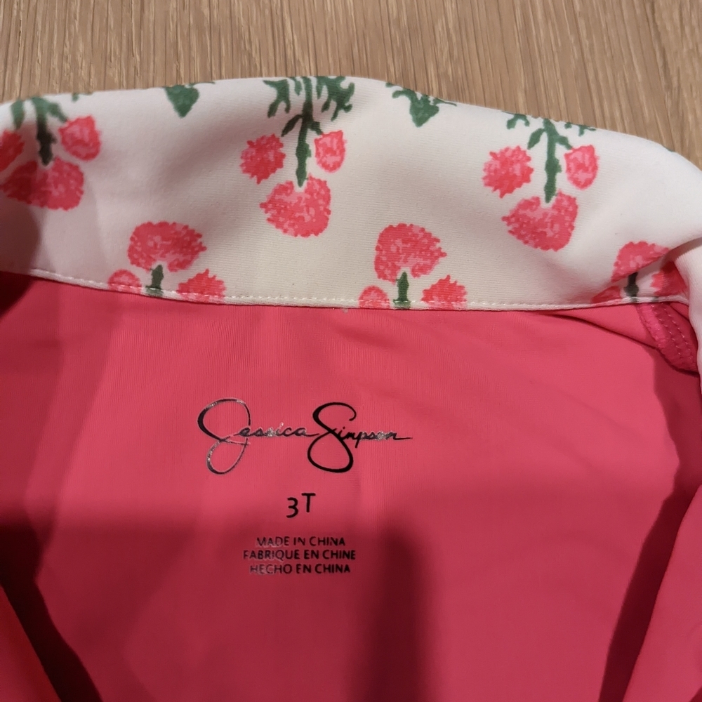 Jessica Simpson Pink Floral Swimsuit Cover Up - Picture 5 of 6